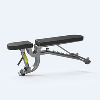 Banc de musculation professionnel KJ-1247 de qualité supérieure pour exercices assis et curls, idéal pour les salles de sport commerciales