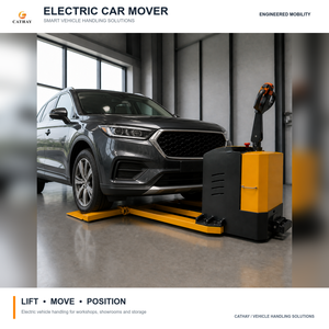 Offre Spéciale : Transpalette Électrique à Batterie CATHAYLIFT pour Voitures, Chariot Hydraulique pour Déplacement de Véhicules avec Certification CE - Product Image 6
