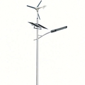 Lampadaire solaire hybride LED haute luminosité IP65, étanche, à économie d'énergie, pour extérieur, avec télécommande et batterie 5 ans - Product Image 4