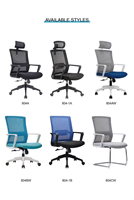 Chaise de bureau ergonomique réglable en hauteur en maille de fabrication chinoise Yazhi, dossier haut, chaise de direction avec appui-tête