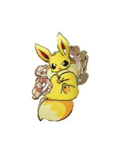 Groothandel 2-3Cm Mini Eevee Pins Hard Email Gegalvaniseerde Aangepaste Kleuren Mooie Anime Cartoon Gepokemeerd Decoratief Gieten - Product Image 2