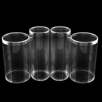Les fabricants produisent des cylindres en plastique d'emballage épais en pvcpc personnalisés