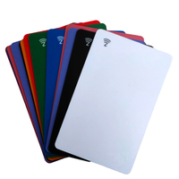 Services de conception Cartes NFC vierges personnalisées 213 215 216 RFID Tap Tag Business 13,56 MHz Noir mat PVC Cartes RFID NFC Tap