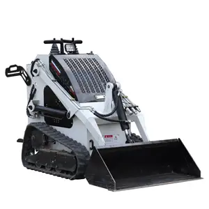 EPA CE Certified Motor Diesel Mini Skid Steer Loaders Usado China Wheel Ride on Crawler com Bucket Attachment Track Drive Type