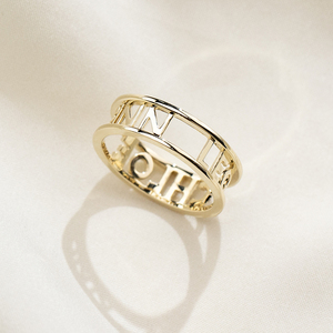 Bague en or 9 carats avec diamant de forme ronde Messi Jewelry MSR-2086, bague de mode avec diamant cultivé en laboratoire, idéale pour un cadeau - Product Image 3
