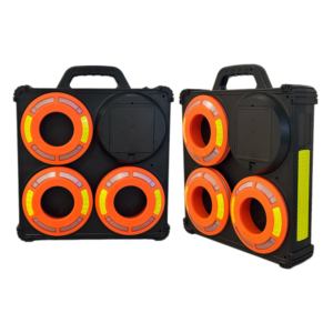 360 °   Luces LED RGB para Conos <span class=keywords><strong>de</strong></span> Tráfico, Lámparas <span class=keywords><strong>de</strong></span> Seguridad Vial Magnéticas con 5 Modos Sincronizados para Zonas <span class=keywords><strong>de</strong></span> Trabajo - Product Image 1