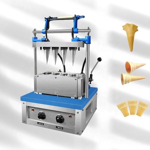 Machine à gaufres comestibles populaire pour la fabrication de cornets de crème glacée et de cornets à pizza – Offre spéciale - Product Image 2