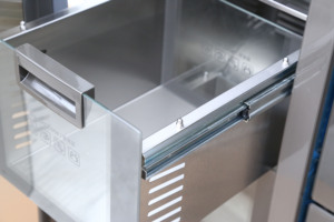 Réfrigérateur-congélateur à portes françaises en acier inoxydable sans givre, énergie domestique, style américain, ventilation inférieure - Product Image 5