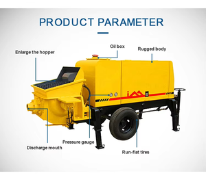 High Quality Portable Diesel <b>Cement</b> <b>Mixer</b> Pump Good Quality Concrete <b>Mixer</b> with Pump - Product Image 6