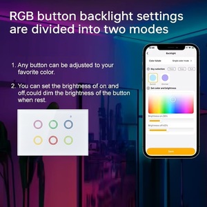 Interruptores Inteligentes Zigbee WiFi Estándar Australiano de 4 Canales con Control Remoto Móvil, Acabado Dorado Cepillado, Encendido/Apagado, Compatible con Home Assistant - Product Image 5