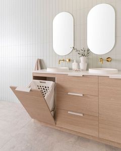 Mobile da <span class=keywords><strong>Bagno</strong></span> Classico in Legno Nero con Doppio <span class=keywords><strong>Lavabo</strong></span> e Specchi, da Terra con <span class=keywords><strong>Piano</strong></span> in Quarzo - Product Image 5