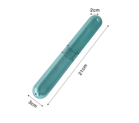 Étui de voyage portable pour brosse à dents, boîte de rangement, support coloré, logo personnalisé, fabricant, organisateur pour salle de bain, camping, hôtel, protection