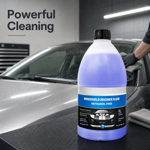 Liquide lave-glace 2L Nettoyant vitres voiture sans méthanol, <span class=keywords><strong>antigel</strong></span> à l'éthanol, éliminateur de film gras et de résidus d'insectes, liquide essuie-glace toutes saisons - Product Image 3