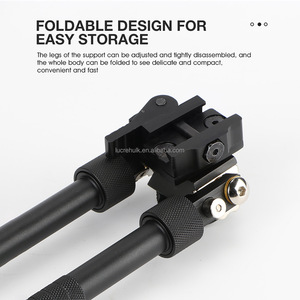 Gấp Tripod nghiêng 360 độ xoay V8 bi-pod có thể thu vào 20mm đường sắt căng bi-pod màu sắc khác nhau có sẵn - Product Image 6