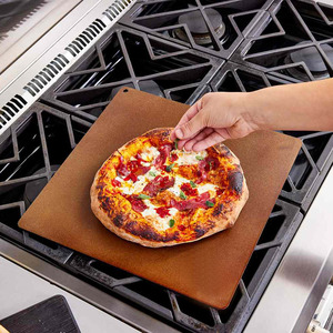 Cuisson professionnelle <span class=keywords><strong>Pizza</strong></span> Rectangle Métal Feuille De Cuisson <span class=keywords><strong>Barbecue</strong></span> <span class=keywords><strong>Pierre</strong></span> De Cuisson Pour <span class=keywords><strong>Pizza</strong></span> Et Pain En Acier Au Carbone <span class=keywords><strong>Pizza</strong></span> Acier - Product Image 6