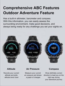 DT G6 GPS <b>Smart</b> Watch with BT Calling 1.43 Inch AMOLED HD Display 500mAh Battery 3ATM Waterproof for Men Outdoor Sports - Product Image 6