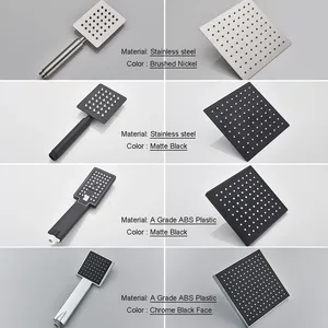 Wholesale Luxury SS304 Stainless Steel Bathroom <strong>Shower</strong> Faucet Rainfall <strong>Head</strong> Wall Mounted Hand Sprayer Bathtub <strong>Tap</strong> <strong>Shower</strong> Set - Product Image 5
