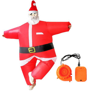 Noël Haute Qualité Cosplay <span class=keywords><strong>Renne</strong></span> Costumes Gonflables Balade Gonflable sur Costume De Père Noël pour Adultes - Product Image 3