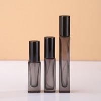 Botol Parfum Isi Ulang Kaca Gradasi Persegi 3ml 5ml 8ml 10ml 15ml dengan Pompa Semprot, Kemasan Kotak Praktis, Grosir