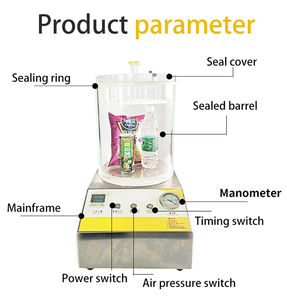Skz1016a bao bì thực phẩm con dấu kiểm tra rò rỉ máy gói không khí áp lực tiêu cực niêm phong <span class=keywords><strong>Tester</strong></span> - Product Image 3