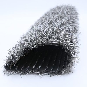 Césped <span class=keywords><strong>Artificial</strong></span> Gris Claro y Gris Oscuro, Barrera de Ingeniería para Jardín, Valla, Suelo, Césped <span class=keywords><strong>Artificial</strong></span> para Exteriores, Alfombra Decorativa, Tapete para Suelo, Ocio - Product Image 5