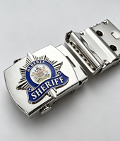 Hebilla de Cinturón de Metal Fundido a Presión Personalizada, Diseño Moderno y Tradicional, Acabado en Esmalte, Niquelado, Hebilla de Cinturón de Seguridad