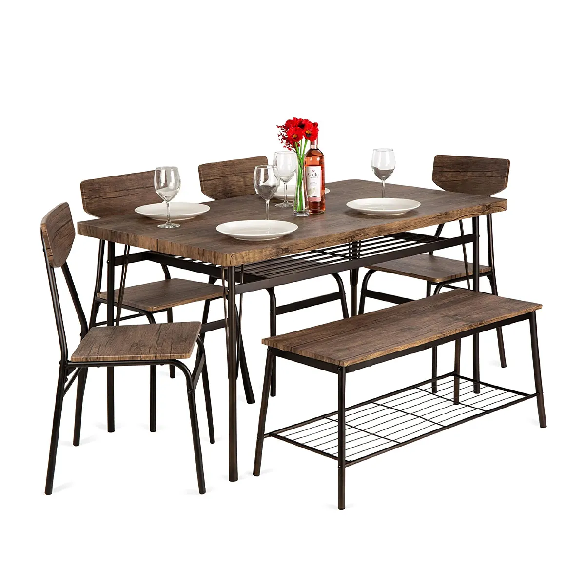 Домашний ресторан, современный дизайн, дешевая мебель для столовой, металлические ножки, обеденные столы и стулья, набор для столовой