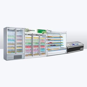 Refrigerador bajo mostrador de 230L con 2 puertas correderas y enfriamiento por aire, enfriador de cerveza para bar con acero inoxidable 201 - Product Image 5
