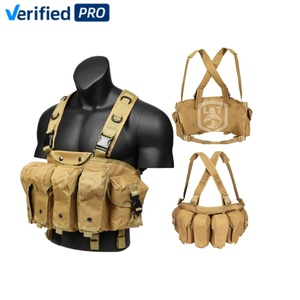 سترة تلاعب الصدر متعددة الحقائب التكتيكية مع الحقيبة مجلة التدريب في الهواء الطلق - Product Image 1