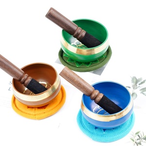 Bol chantant artisanal en métal à prix de gros, 7 <span class=keywords><strong>chakras</strong></span>, <span class=keywords><strong>pour</strong></span> la <span class=keywords><strong>méditation</strong></span> - Product Image 2