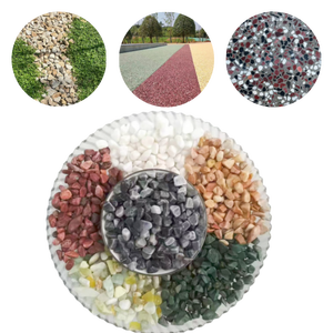 Galets naturels polis arc-en-ciel de la marque ZF - Pierres décoratives écologiques, durables et au design moderne (1-2 cm) - Fournisseur d'usine - Product Image 2