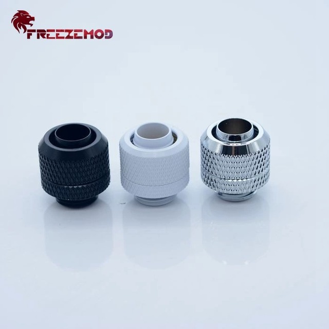 FREEZEMOD PC Water Cooling Fitting HRGKN-B38 3/8" Thin Wall Tube / Hose G1/4 Compression Fitting