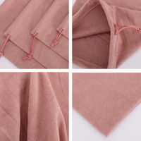 Vente en gros de pochettes à bijoux personnalisées avec logo de luxe en microfibre recyclable, emballage cadeau, sac à poussière à cordon, ruban, artisanat de bougies, personnalisé