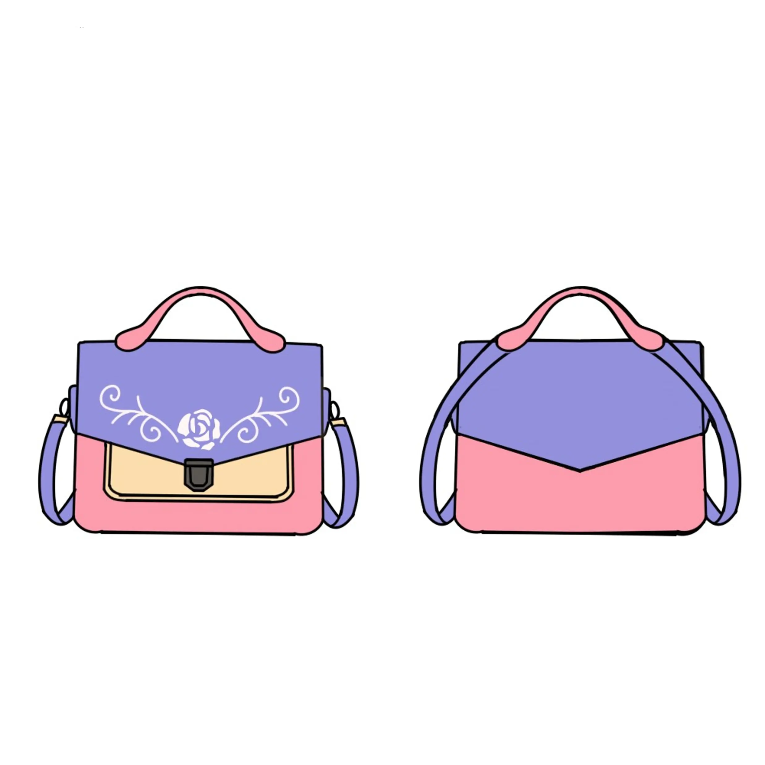 Yeni varış tasarım moda kadın PU çanta kadınlar için yüksek kaliteli çanta deri çanta özelleştirmek