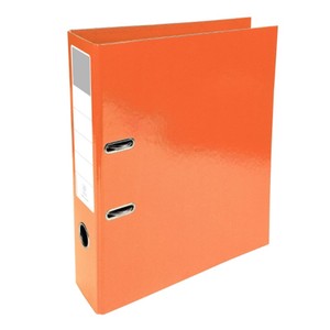 Classeur à levier en PVC opaque avec bord métallique et poignée, robuste, pour le rangement de documents de bureau - Product Image 5