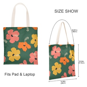 Hawaiian Ohia Lehua Design <b>HandBag</b> Puakenikeni Large Capacity Women Totes Shopping Bags Hotsale - Product Image 3