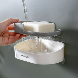 Jabonera de Plástico de Pared de Buena Calidad de Fábrica SHUANGQING, Sin <span class=keywords><strong>Clavos</strong></span>, Ahorra Espacio, Modelo 5279, Hecho en Zhejiang, China - Product Image 3