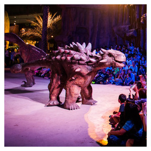 Beliebtestes Erwachsenen-Raptor-Dinosaurier-Kostüm mit Versteckten Beinen Animatronisches Modell - Product Image 6