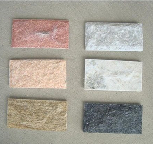 Piedra de Cuarcita Blanca Natural para Revestimiento de Paredes Exteriores, Baldosa de Cuarcita Rosa en Forma de Hongo para Decoración de Paredes - Product Image 3