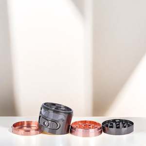 Manual Modern Dry <b>Herb</b> Grinder Aluminium Excellent for Accessories Gorgeous Stock <b>Box</b> - Product Image 3