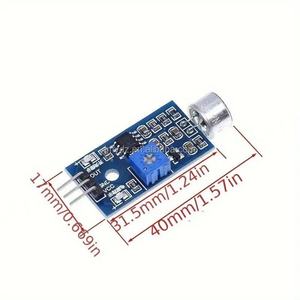 Módulo Sensor de Sonido/Módulo de Detección de Sonido, Módulo de Silbato, Interruptor de Control de Sonido, Salida de Niveles Alto y Bajo, DIY - Product Image 4