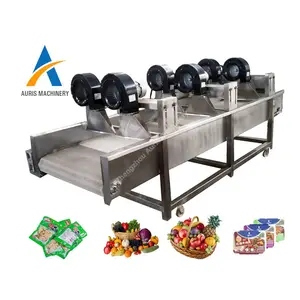 Secador de aire para alimentos, máquina de secado de bolsas de plástico para embalaje de frutas y verduras