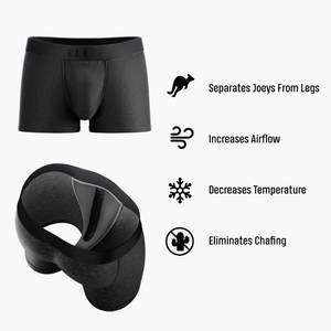 Sous-vêtements pour hommes, caleçons séparés avec poche bombée, boxers, slips, respirants, en bambou tricoté, écologiques, séchage rapide, fonctionnels - Product Image 1