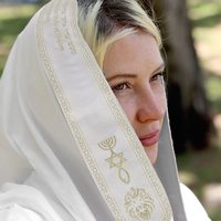 Vente en gros de châle de prière du matin Talit de prière juive religieuse avec sac châle de prière Talit messianique