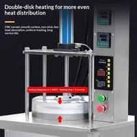 Presse à roti hydraulique commerciale en acier inoxydable, machine automatique pour faire des tortillas et des enveloppes de rouleaux de printemps