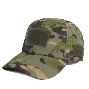 2025 hombres al aire libre transpirable deportes malla sombrero para el sol camuflaje CP visera Velcro gorra táctica estilo béisbol para senderismo - Product Image 5