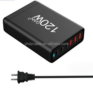 120W New Arrival Tablet <b>Adapter</b> Universal Travel <b>Adapter</b> Wall Fast Charger for Mobile Phones and Tablets - Product Image 5