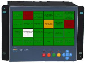 Báo động annunciator với 24 kênh Windows 20-60vdc hoặc 80-260vac cung cấp điện hỗ trợ IRIG-B hoặc SNTP gdepri T651-ANN - Product Image 2