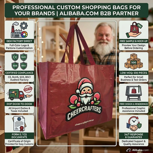 Bolsa de Compras Personalizada con Impresión, Reutilizable, Promocional, Grande, Laminada, de Polipropileno (PP) Tejido - Product Image 3