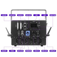 Lumière Laser professionnelle personnalisée 8W-20W ILDA DMX RGB avec contrôle Bluetooth pour KTV DJ scène spectacles Disco mariages pistes de danse